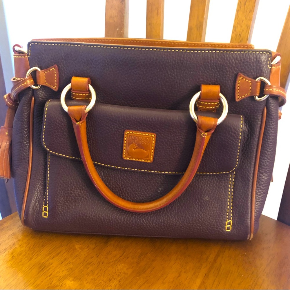 Dooney & Bourke Vintage Front Pocket Leather Satchel